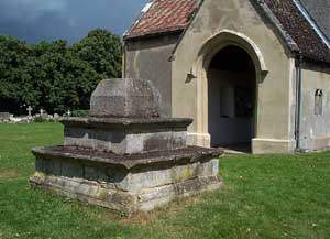 Plinth of church cross