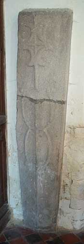 Saxon coffin lid