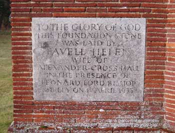 St. George's foundation stone